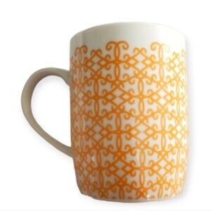 Starbucks Yellow printed coffee cup